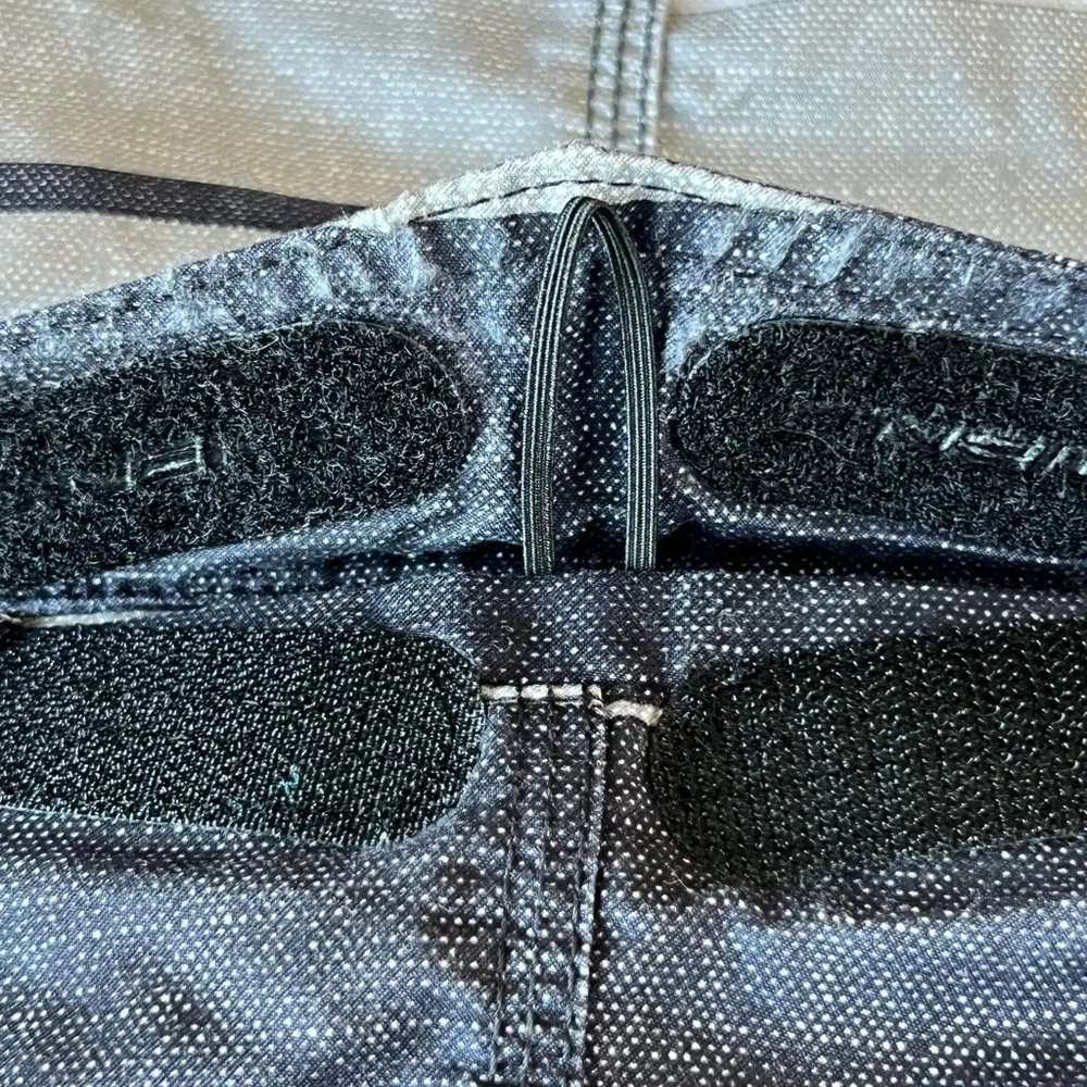 O’NEILL Board Shorts Cargo Side Pocket Swim Gradient Striped Gray Blue Men’s 40 - Picture 13 of 17
